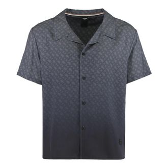 HUGO BOSS Overhemden, Heren, Grijs, M, Regular fit overhemd