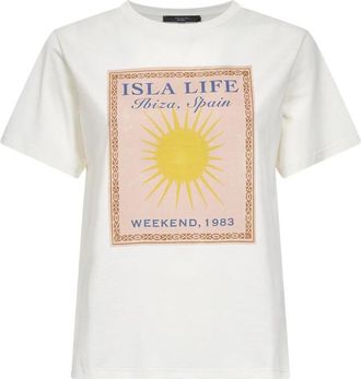 Max Mara Max Mara Weekend T-shirts en polos Beige - Dames - T-shirts - Beige - M - Katoen - Tops