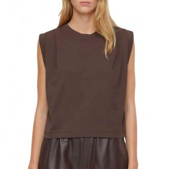 Closed Womens Sleeveless Top In Chilly Chocolate