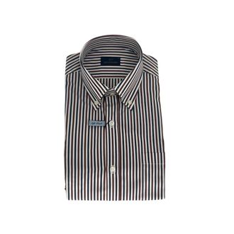 Paul & Shark Poplin Katoenen Button-down Shirt - Heren - Casual Overhemden - Veelkleurig - XL - Katoen - Overhemden