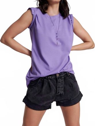 One Teaspoon Smiths Low Waist Jean Shorts In Faded Black