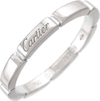 Cartier Silver White Gold (18K) Band Ring (Pre-Owned)