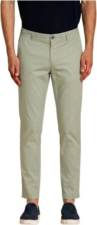 Mason's Milano Chino Broek - Heren - Chinos - Groen - S - Katoen - Broeken