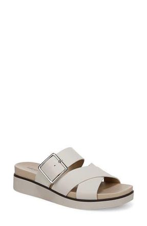 Life Stride Getaway Platform Slide Sandal in Bone at Nordstrom Rack, Size 8.5