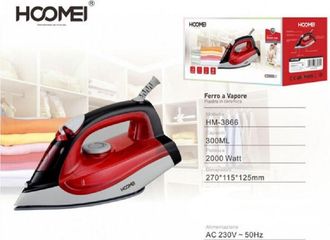 Trade Shop Trade Shop - Ferro Da Stiro 2000 Watt Serbatoio 300 Ml Piastra In Ceramica Stiratura A Vapore