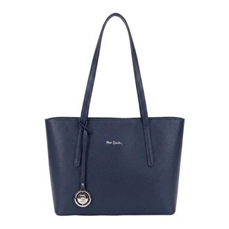 Pierre Cardin Schoudertas - Dames - Shoppers - Blauw - ONE Size - Leer - Tassen