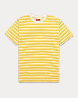 Fortela Yakut Striped T-shirt in Yellow at Nordstrom, Size X-Large