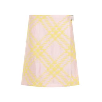 Burberry Mini Skirts Pink & Purple
