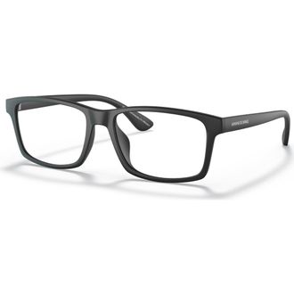 A|X Armani Exchange 54mm Rectangle optical glasses in Black at Nordstrom