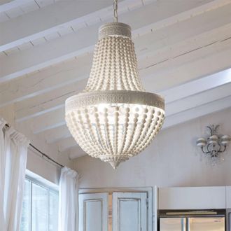 Ideal Lux Monet - L&aacute;mpara Colgante De 5 Luces Blanco - Ideal Lux