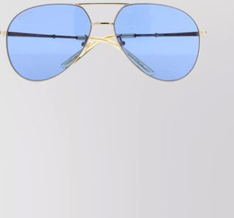 Gucci metal sunglasses with double bridge design