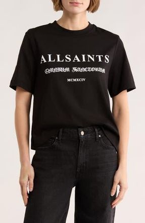AllSaints Lisa Omnium Cotton Graphic T-Shirt in Black at Nordstrom Rack, Size X-Small