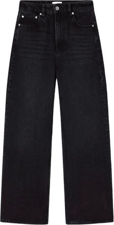 Ganni Jeans con design a cinque tasche - Nero