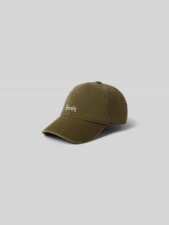 For&eacute;t Basecap mit Label-Stitching in Oliv, Gr&ouml;&szlig;e 1