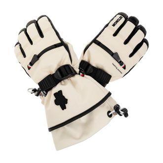 Moncler Grenoble Reusch Handschoenen - Dames - Accessoires - Beige - Maat: M Leer