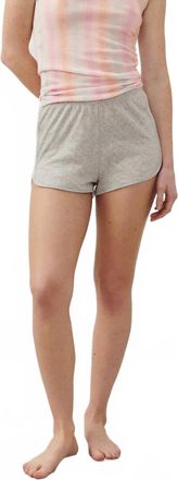 American Vintage Ruzo Drawstring Shorts In Light Grey