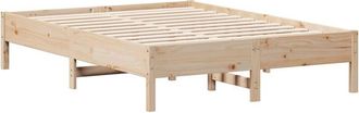 vidaXL Estructura de cama sin colchón madera maciza de pino 140x190 cm Vidaxl