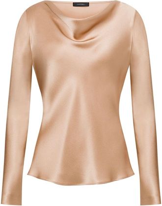 Alberta Ferretti Blouse met satijnen afwerking - Beige
