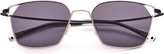 Paradigm 20-50 Silver Womens Sunglasses Silver Size 53