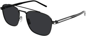 Saint Laurent Accessoires, unisex, Zwart, ONE Size, Nylon, SL 665 Zonnebrillen