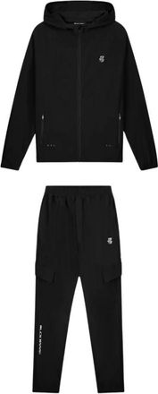 Black Bananas Jumpsuits & Playsuits, Heren, Zwart, S, Nylon, Rflct 2.0 Trainingspak