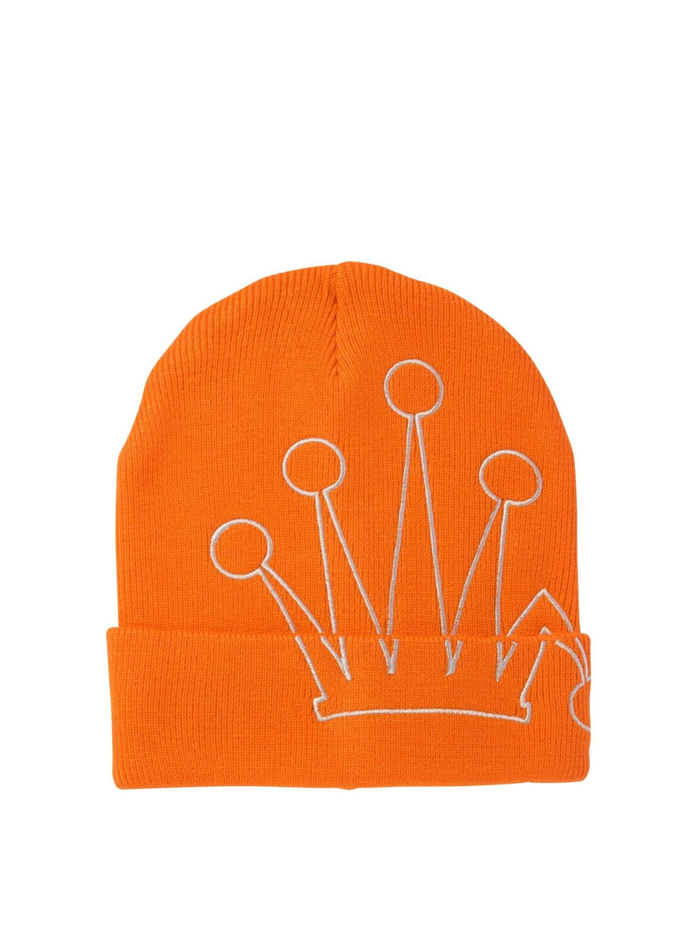 新品Stussy Cuff Crown beanie Orange ビーニー 新品Stussy Cuff Crown beanie Orange ビーニー - メルカリ