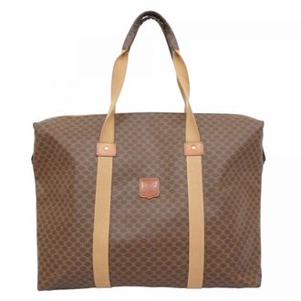 Celine Brown Pvc Boston Bag (Pre-Owned)