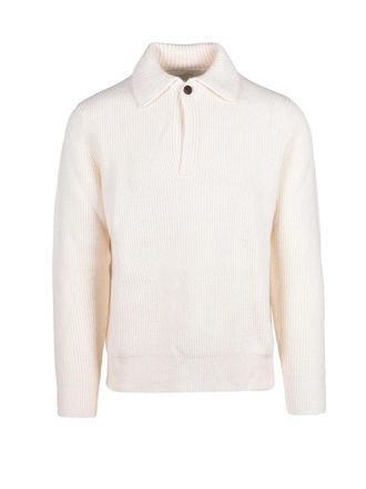 Ballantyne Wool Apolo Sweater - White