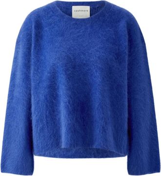 Oui Jersey de punto cepillado - Knitwear - Mujer - Azul - L