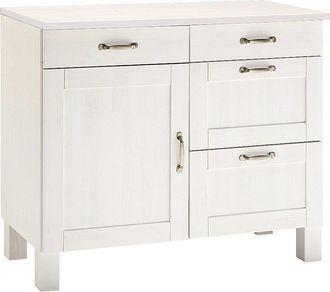 HOME AFFAIRE Unterschrank »Alby« Breite 100 cm, 1 Tür, 4 Schubladen