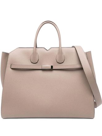 Valextra Leren schoudertas - Roze