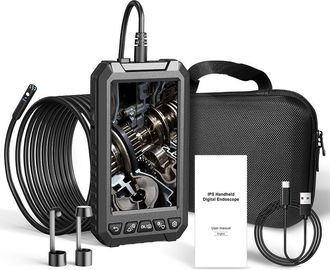 OEM C&aacute;mara De Inspecci&oacute;n Industrial Desmontable De 5 Pulgadas, 1080p, Ips, Ip67, Con Zoom 1.5x Y 5 M De Longitud