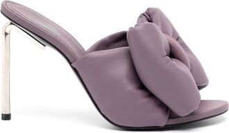 Off-white Allen stiletto sandals - women - Leather/Leather/Leather - 39 - Purple