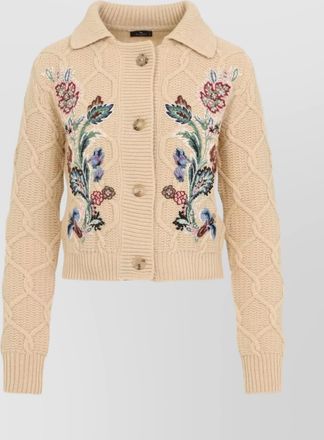 Etro wool blend knit cardigan