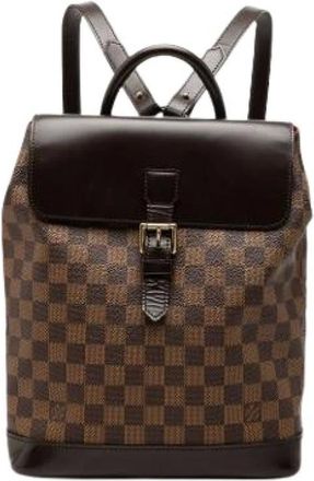 Louis Vuitton Pre-owned Soho Backpack - - Pre-owned - Donna - Marrone - ONE SIZE
