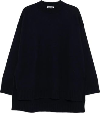 Jil Sander Maglione con scollo rotondo - Nero