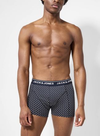Jack & Jones Mens 3 ultra-comfortable stretch trunk Cotton