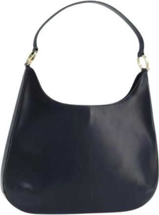 Ferragamo Pre-owned Shoulder Bags, female, Blue, Size: ONE SIZE Pre-owned Shoulder Bag