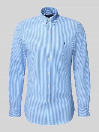 Polo Ralph Lauren Slim Fit Freizeithemd aus Baumwoll-Mix in Hellblau, Gr&ouml;&szlig;e XXL
