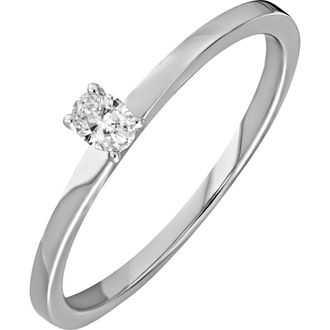Bony Levy Audrey Diamond Stacking Ring in 18K White Gold at Nordstrom Rack, Size 6.5
