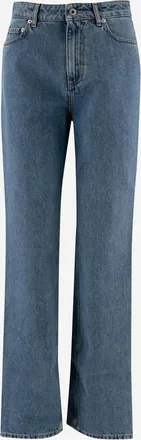 Burberry Womens Jeans Straight Leg Denim Cotton