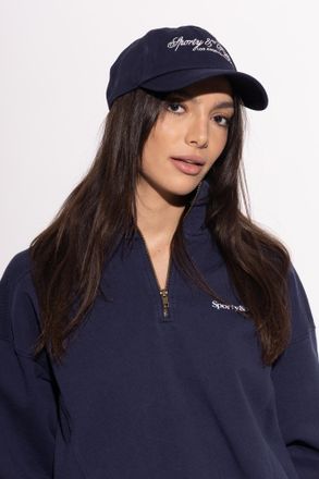Sporty & Rich Farmhouse Drop Baseball Cap, Unisex, Navy Blue