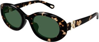 Chlo&eacute; CH0323SK Asian Fit 002 Womens Sunglasses Tortoiseshell Size 54