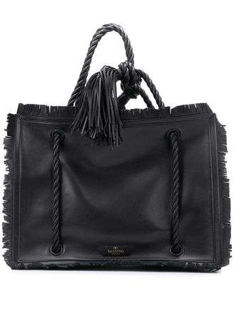 Valentino Garavani Borsa tote Valentino Garavani The Rope - Nero