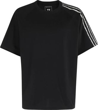 Yohji Yamamoto SS Tee - Heren - T-shirts - Zwart - L - Tops