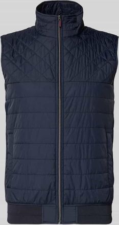 Christian Berg Weste mit Stehkragen in Marine, Gr&ouml;&szlig;e 3XL