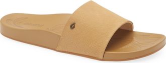 Olukai Kipeaa Pono Slide Sandal in Sahara /Crosshatch at Nordstrom, Size 10