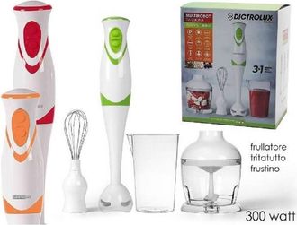 Trade Shop Trade Shop - Multirobot Mixer Mixplus Elettrico 3in1 300w Assortito Monta Frulla Tritatutto