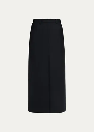 Theory Tailored Front-Vent Maxi Skirt