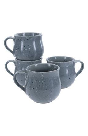 BIA Cordon Bleu Set of 4 Belly Speckle Mugs in Grey at Nordstrom Rack